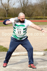 Shot putt, 2021 NECAA Open Graded Meeting, Morpeth. Photo: David T. Hewitson/Sports for All Pics